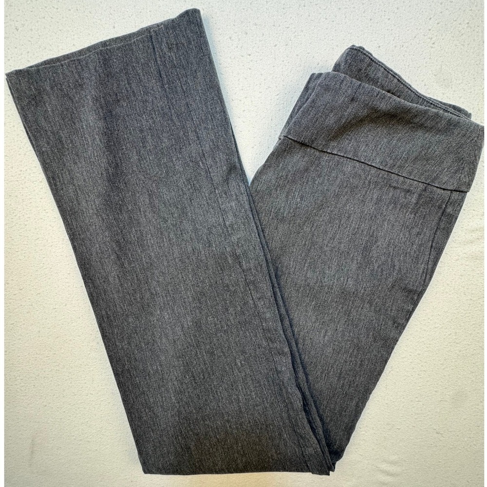 Copper Key Dress Pants‎ Women S Gray Pull On Bootcut Stretch Office Trousers